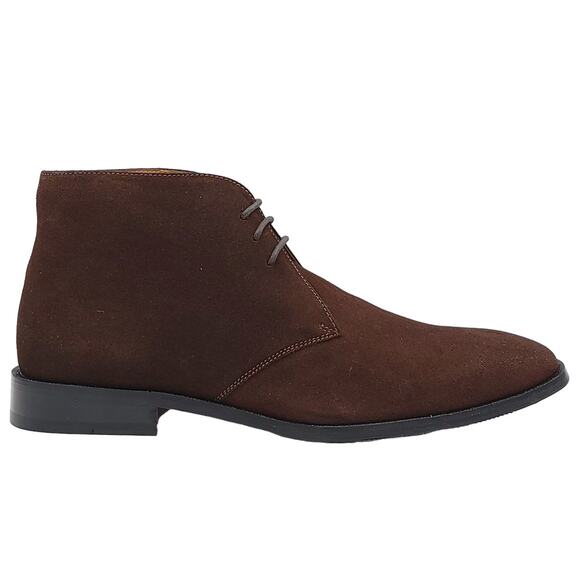Carlos by Carlos Santana Men Corazon Chukka Boots Size US 11.5D Chocolate Suede - Picture 2 of 6